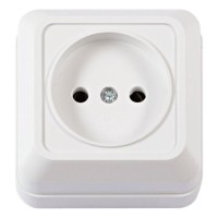 Розетка TNSy Leon IP20 белая (TNSy5000060)