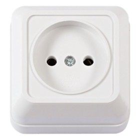 Розетка TNSy Leon IP20 белая (TNSy5000060)