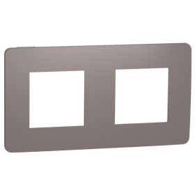 Двопостова рамка Schneider Electric NU280416 (шоколад/білий)