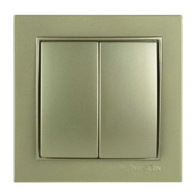 Вимикач Nilson Thor золото 2кл ( 27151003 )