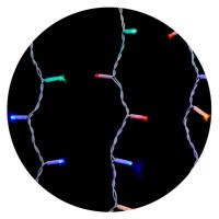 Белая уличная светодиодная гирлянда Delux EN ICICLE 108LED (90012949) 2x1м 27 мигающих диодов IP44