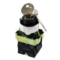 Перемикач TNSy XB2-BG45 1NO+1NC «I-0» з ключем ліворуч і праворуч (TNSy5500262)