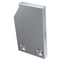 Заглушка Lumines для типа I10 без отверстия правая серебро