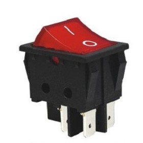 Переключатель TNSy KCD2-201 R/B красный (TNSy5500766)