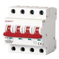 Модульный автоматический выключатель E.Next e.industrial.mcb.100.4.C20 4р 20А C (i0180031)