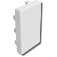 Заглушка 100x40 LAN, цвет белый RAL9001