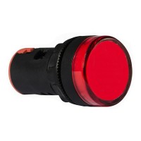 Сигнальна арматура Аско-Укрем AD22-22DS 12В AC/DC червона (A0140030163)