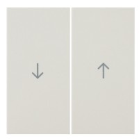 Клавіші для 2-клавішних вимикачів зі знаком «Стрілки», біла Berker S.1