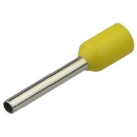 Наконечник Аско-Укрем НТ 1,0-12 изолированный желтый 100шт (A0060010020)