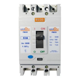 Автоматичний вимикач ECOHOME ECO FB/63 3p 63A