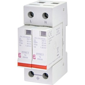 Ограничитель перенапряжения ETI 002442953 ETITEC V T2 255/20 (2+0)