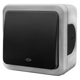 Накладний проміжний вимикач NE-AD MULTIMA 92-52-51 сірий