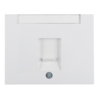 Накладка для супортів під модуль RJ12/RJ45 полярна білизна Berker K.1