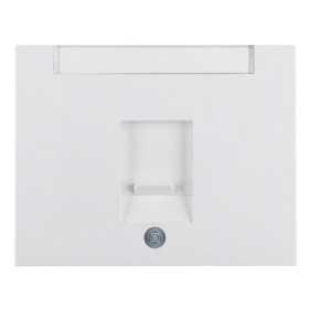 Накладка для супортів під модуль RJ12/RJ45 полярна білизна Berker K.1