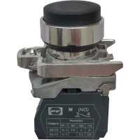 Кнопка Promfactor FP4-BL21 1NO чорна (FP4-BL21)
