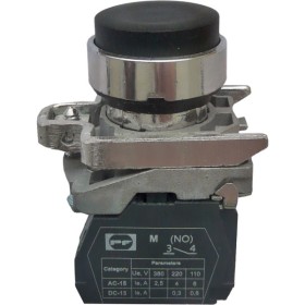 Кнопка Promfactor FP4-BL21 1NO чорна (FP4-BL21)