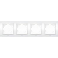Рамка ELBI ZENA белая 4-я (500-010200-228)