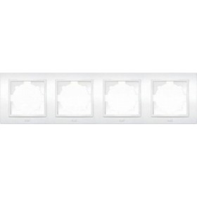 Рамка ELBI ZENA белая 4-я (500-010200-228)