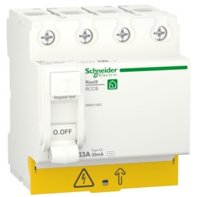Диференціальне реле Schneider Electric R9R51463 RESI9 3P+N 63A 30мА АС