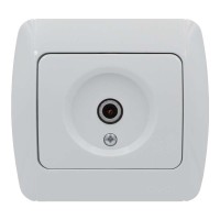 Розетка ELBI ZIRVE Fixline біла TV ( 501-000201-273 )