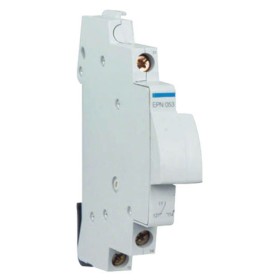 Додатковий контакт Hager EPN053 для імпульсних реле для керування тривалим сигналом 24-230В