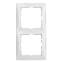 Рамка 2-місна полярна білизна Berker S.1