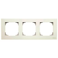 Трехпостовая рамка ABB Sky 8573 BL (белая)