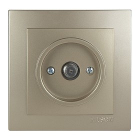 Розетка Nilson Touran золото SAT F-роз'єм ( 24151035 )