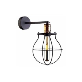 Бра, настінний світильник Nowodvorski 9742 Manufacture E27 1x25W IP20 чорний