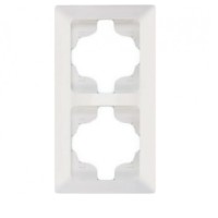 Вертикальна 2-на рамка NE-AD ARAS 93-10-61 біла