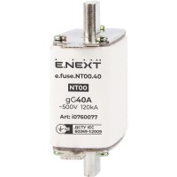 Плавкий запобіжник E.Next e.fuse.NT00.40 габарит 00 40А (i0760077)