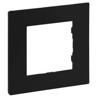 Рамка 1-постовая Legrand Niloe Step черный (863591)