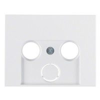 Накладка для антеної розетки 2/3 отвори полярна білизна Berker K.1