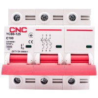 Автоматический выключатель CNC YCB9-125 3Р 100А 10kA C