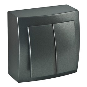 Вимикач Nilson Themis антрацит 2кл ( 26161003 )