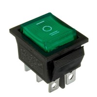 Перекидний перемикач TNSy KCD2-203 G/B зелений (TNSy5500788)