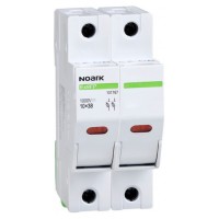 Держатель разъединителя NOARK Ex9FP 2P 30A 1000В DC с индикатором (101767)