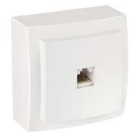 Розетка Nilson Themis біла комп'ютерна CAT5e RJ45 ( 26111044 )