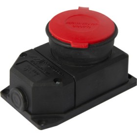 Силовой разъем E.Next e.socket.rubber.315.25