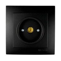 Розетка Nilson Touran чорна мат TV ( 24381029 )
