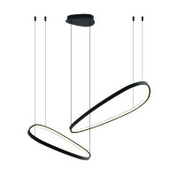 Подвесной светильник, люстра Goldlux 334091 Michelle LED 1x48W 4000K 7400Lm IP20 черный