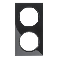 Рамка 2-местная, черная Berker R.3