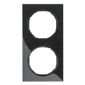 Рамка 2-местная, черная Berker R.3