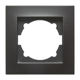 Рамка ELBI VEGA Silverline черный металлик 1-на (510-011100-271)