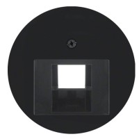 Накладка для розетки UAE черная Berker R.х