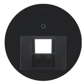 Накладка для розетки UAE черная Berker R.х