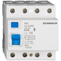 УЗО Schrack AR054103 10кА 40А 30мА 3P+N тип A