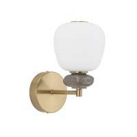 Бра, настінний світильник Nowodvorski 11703 Ceramic LED 1x8W 3000K 650Lm IP20 латунний