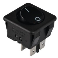 Переключатель TNSy KCD2-10-201 B/B круглый черная (TNSy5500799)