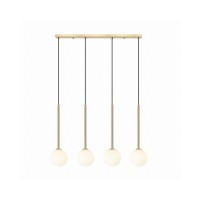 Підвісний світильник, люстра Zuma Line P0574-04D-F7AA Arcturus G9 4x4W IP20 Золотий